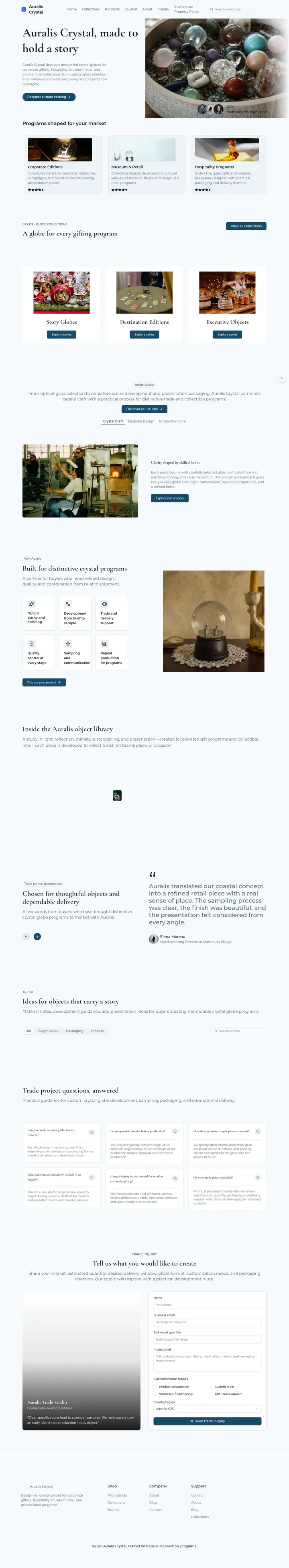 礼品及工艺品-水晶球2